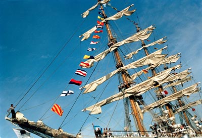 Amsterdam Sail 2000, seinvlaggen 